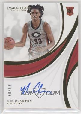 2019-20 Panini Immaculate Collection Collegiate - [Base] #78 - Rookie Autographs - Nicolas Claxton /99