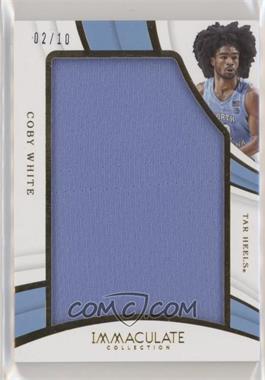 2019-20 Panini Immaculate Collection Collegiate - Immaculate Jumbos #7 - Coby White /10