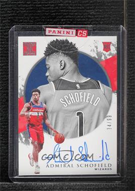 2019-20 Panini Impeccable - [Base] #123 - Rookie Autographs - Admiral Schofield /99 [Uncirculated]