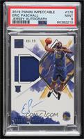 Elegance Rookie Jersey Autographs - Eric Paschall [PSA 9 MINT] #/99