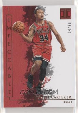2019-20 Panini Impeccable - [Base] #47 - Wendell Carter Jr. /99