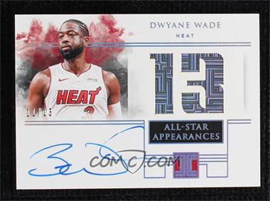 2019-20 Panini Impeccable - Impeccable All-Stars Autographs #AS-DWD - Dwyane Wade /13