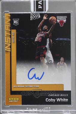 2019-20 Panini Instant - [Base] - Gold Autographs #205 - All-Rookie Second Team - Coby White /5 [Uncirculated]