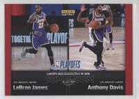 NBA Playoffs - LeBron James, Anthony Davis #/361