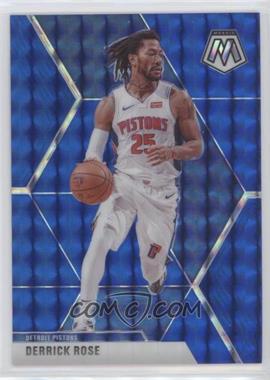 2019-20 Panini Mosaic - [Base] - Blue Prizm #67 - Derrick Rose /99