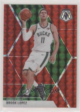 2019-20 Panini Mosaic - [Base] - Choice Red Prizm #105 - Brook Lopez /88