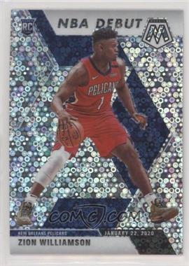 2019-20 Panini Mosaic - [Base] - Fast Break Silver Prizm #269 - NBA Debut - Zion Williamson