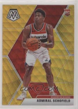 2019-20 Panini Mosaic - [Base] - Gold Wave Prizm #202 - Rookies - Admiral Schofield