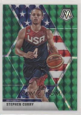 2019-20 Panini Mosaic - [Base] - Green Prizm #260 - USA Basketball - Stephen Curry