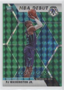 2019-20 Panini Mosaic - [Base] - Green Prizm #278 - NBA Debut - PJ Washington Jr.