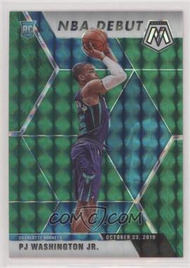 2019-20 Panini Mosaic - [Base] - Green Prizm #278 - NBA Debut - PJ Washington Jr.