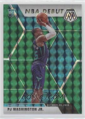 2019-20 Panini Mosaic - [Base] - Green Prizm #278 - NBA Debut - PJ Washington Jr.