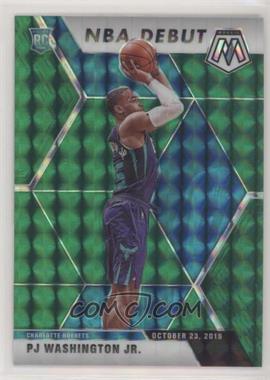 2019-20 Panini Mosaic - [Base] - Green Prizm #278 - NBA Debut - PJ Washington Jr.