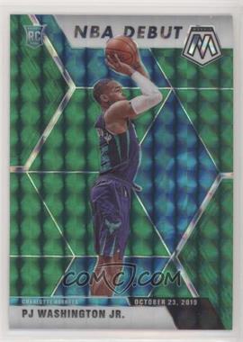 2019-20 Panini Mosaic - [Base] - Green Prizm #278 - NBA Debut - PJ Washington Jr.