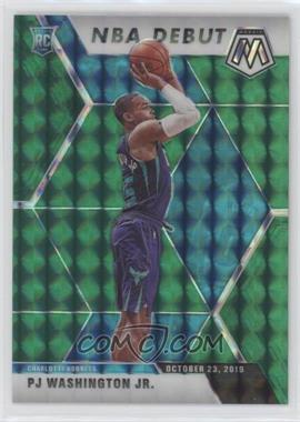 2019-20 Panini Mosaic - [Base] - Green Prizm #278 - NBA Debut - PJ Washington Jr.