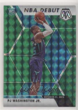 2019-20 Panini Mosaic - [Base] - Green Prizm #278 - NBA Debut - PJ Washington Jr.