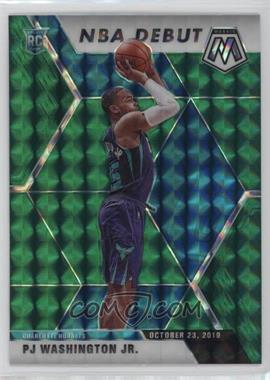 2019-20 Panini Mosaic - [Base] - Green Prizm #278 - NBA Debut - PJ Washington Jr.