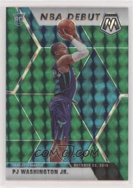 2019-20 Panini Mosaic - [Base] - Green Prizm #278 - NBA Debut - PJ Washington Jr.