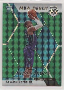 2019-20 Panini Mosaic - [Base] - Green Prizm #278 - NBA Debut - PJ Washington Jr.