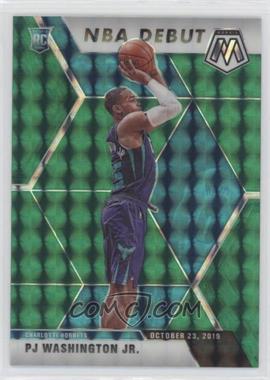 2019-20 Panini Mosaic - [Base] - Green Prizm #278 - NBA Debut - PJ Washington Jr.