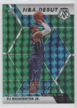 2019-20 Panini Mosaic - [Base] - Green Prizm #278 - NBA Debut - PJ Washington Jr.