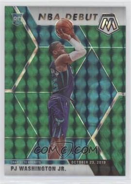 2019-20 Panini Mosaic - [Base] - Green Prizm #278 - NBA Debut - PJ Washington Jr.