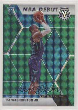 2019-20 Panini Mosaic - [Base] - Green Prizm #278 - NBA Debut - PJ Washington Jr.