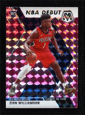 2019-20 Panini Mosaic - [Base] - Pink Camo Prizm #269 - NBA Debut - Zion Williamson