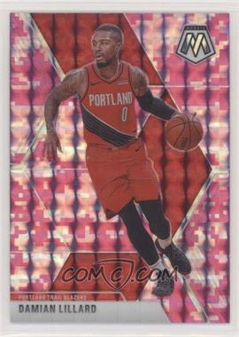 2019-20 Panini Mosaic - [Base] - Pink Camo Prizm #5 - Damian Lillard