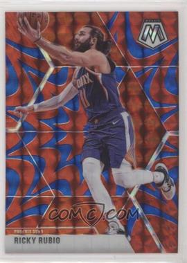 2019-20 Panini Mosaic - [Base] - Reactive Blue Prizm #158 - Ricky Rubio