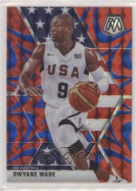 2019-20 Panini Mosaic - [Base] - Reactive Blue Prizm #259 - USA Basketball - Dwyane Wade