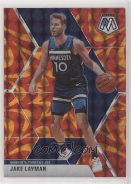 2019-20 Panini Mosaic - [Base] - Reactive Orange Prizm #123 - Jake Layman