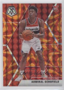 2019-20 Panini Mosaic - [Base] - Reactive Orange Prizm #202 - Rookies - Admiral Schofield