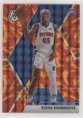 2019-20 Panini Mosaic - [Base] - Reactive Orange Prizm #243 - Rookies - Sekou Doumbouya