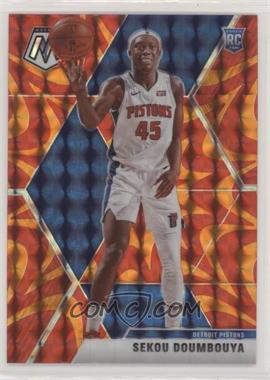 2019-20 Panini Mosaic - [Base] - Reactive Orange Prizm #243 - Rookies - Sekou Doumbouya