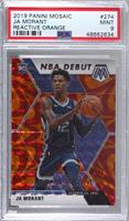 NBA Debut - Ja Morant [PSA 9 MINT]