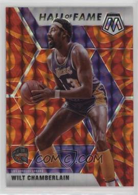 2019-20 Panini Mosaic - [Base] - Reactive Orange Prizm #285 - Hall of Fame - Wilt Chamberlain