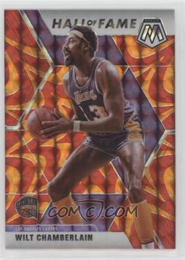 2019-20 Panini Mosaic - [Base] - Reactive Orange Prizm #285 - Hall of Fame - Wilt Chamberlain