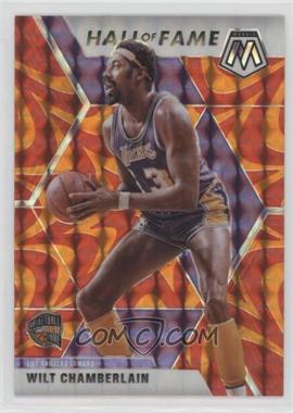 2019-20 Panini Mosaic - [Base] - Reactive Orange Prizm #285 - Hall of Fame - Wilt Chamberlain