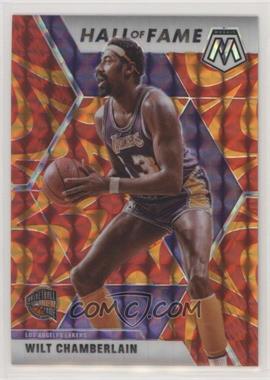 2019-20 Panini Mosaic - [Base] - Reactive Orange Prizm #285 - Hall of Fame - Wilt Chamberlain