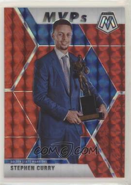 2019-20 Panini Mosaic - [Base] - Red Prizm #299 - MVPs - Stephen Curry