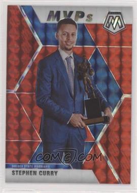 2019-20 Panini Mosaic - [Base] - Red Prizm #299 - MVPs - Stephen Curry