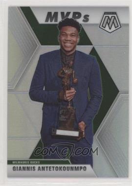 2019-20 Panini Mosaic - [Base] - Silver Prizm #297 - MVPs - Giannis Antetokounmpo