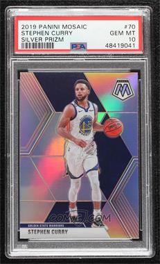 2019-20 Panini Mosaic - [Base] - Silver Prizm #70 - Stephen Curry [PSA 10 GEM MT]