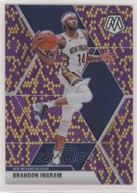 2019-20 Panini Mosaic - [Base] - Snakeskin Purple and Gold Prizm #136 - Brandon Ingram /20