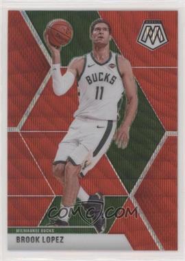 2019-20 Panini Mosaic - [Base] - Tmall Red Wave Prizm #105 - Brook Lopez