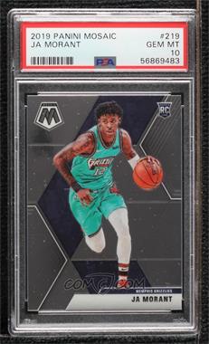 2019-20 Panini Mosaic - [Base] #219.1 - Rookies - Ja Morant (Vancouver Jersey) [PSA 10 GEM MT]