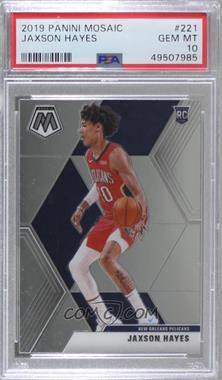 2019-20 Panini Mosaic - [Base] #221.1 - Rookies - Jaxson Hayes (Dribbling) [PSA 10 GEM MT]