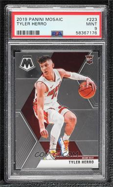 2019-20 Panini Mosaic - [Base] #223.1 - Rookies - Tyler Herro (White Jersey) [PSA 9 MINT]