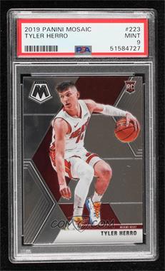 2019-20 Panini Mosaic - [Base] #223.1 - Rookies - Tyler Herro (White Jersey) [PSA 9 MINT]